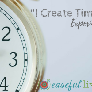 "I Create Time" Experiment