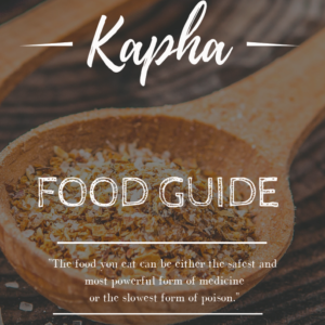 Kapha Food Program E-Guide
