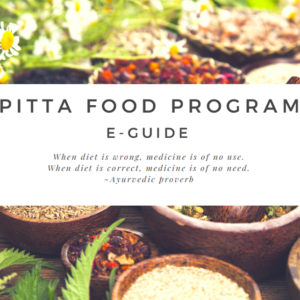 Pitta Food Program E-Guide